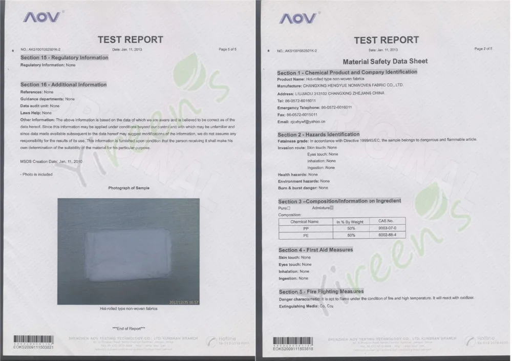 Certificate-MSDS