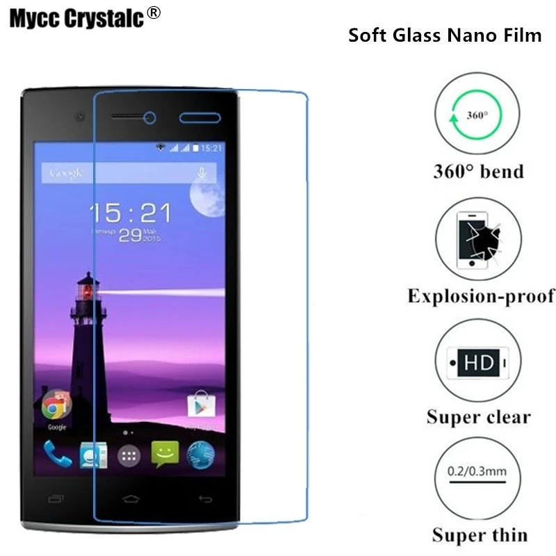 

(Soft Glass) Nano Explosion-proof Super thin clear Screen Protector Film For Fly FS451 Film