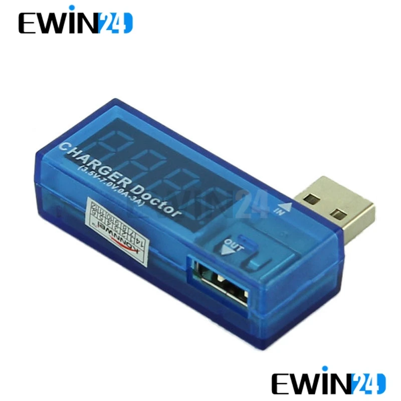 

USB Mini Voltage and Current Detector Mobile Power USB Charger Tester Meter Free shipping 5pcs/lot
