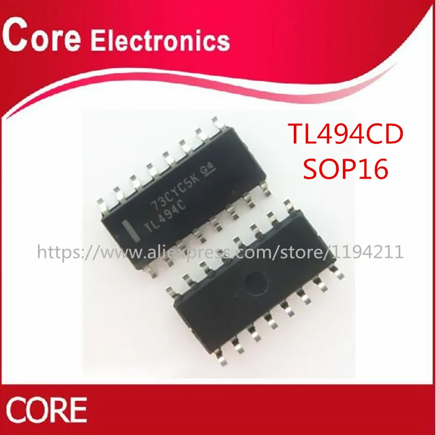 100 шт./лот TL494CD TL494 16 SOIC IC лучшее качество|Интегральные схемы| |
