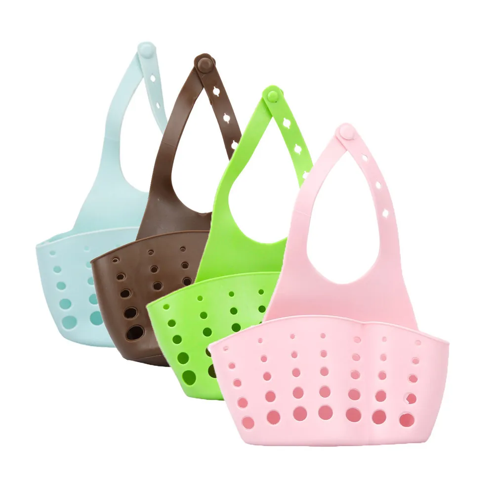

Portable Home Kitchen Hanging Drain Bag Basket Bath Storage Sink Household Practical Holder Basket Bath Storage Tools 1.05