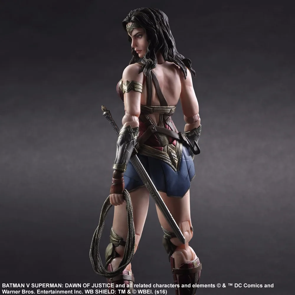 27 см Wonder Woman Justice League Play Arts DC Super Hero ПВХ фигурка модель игрушки