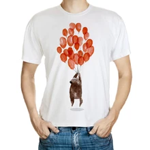 DY-154 Free Shipping Casual Summer Short Sleeve White T Shirts Hiphop Cotton Mens Print Tshirt compression shirt