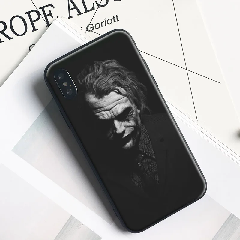 

The Joker Heath Ledger Soft Silicone Phone Case Cover Shell For Apple iPhone 6 6s 6Plus 6sPlus 7 8 7Plus 8Plus X