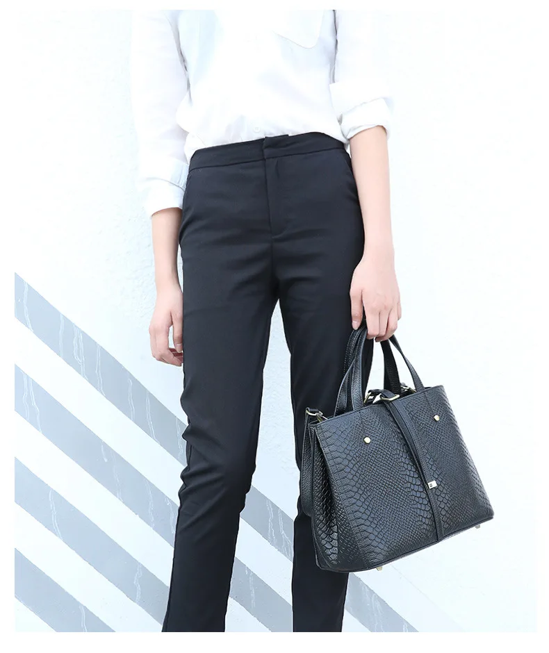 Women genuine leather handbag 12