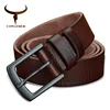 Cowboy 100% cuir de vachette véritable ceintures pour hommes vintage 2017 nouveau design mâle sangle ceinture homme 110-130 cm hommes ceinture ► Photo 3/6