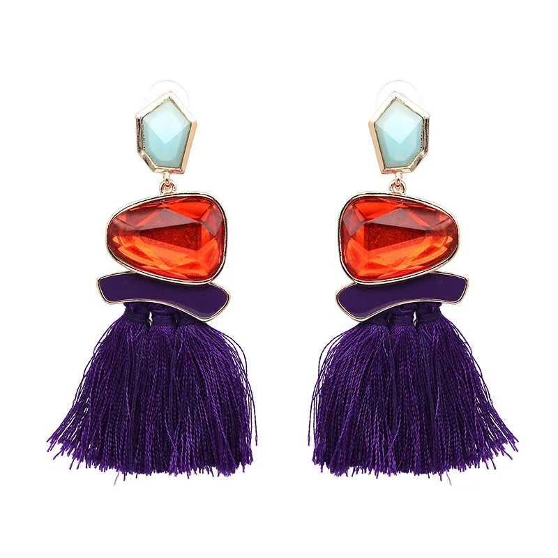 bohemian tassel earrings