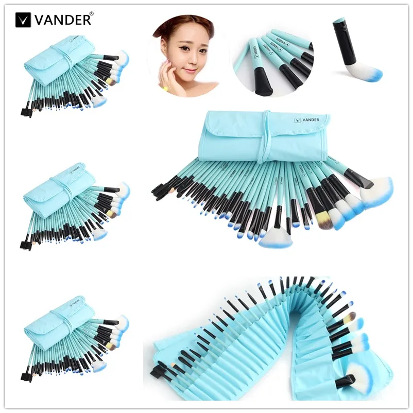 

Professional 5*32pcs Wholesale Makeup Brush Set Cosmetic Kits Brushes Foundation Powder Blusher Eyeliner pincel maquiagem
