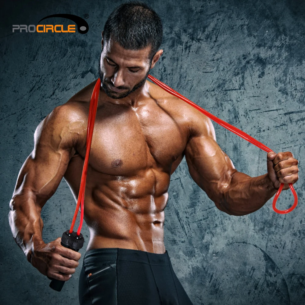 Утяжеленная Скакалка Procircle лучшая веревка для бокса потери веса фитнеса