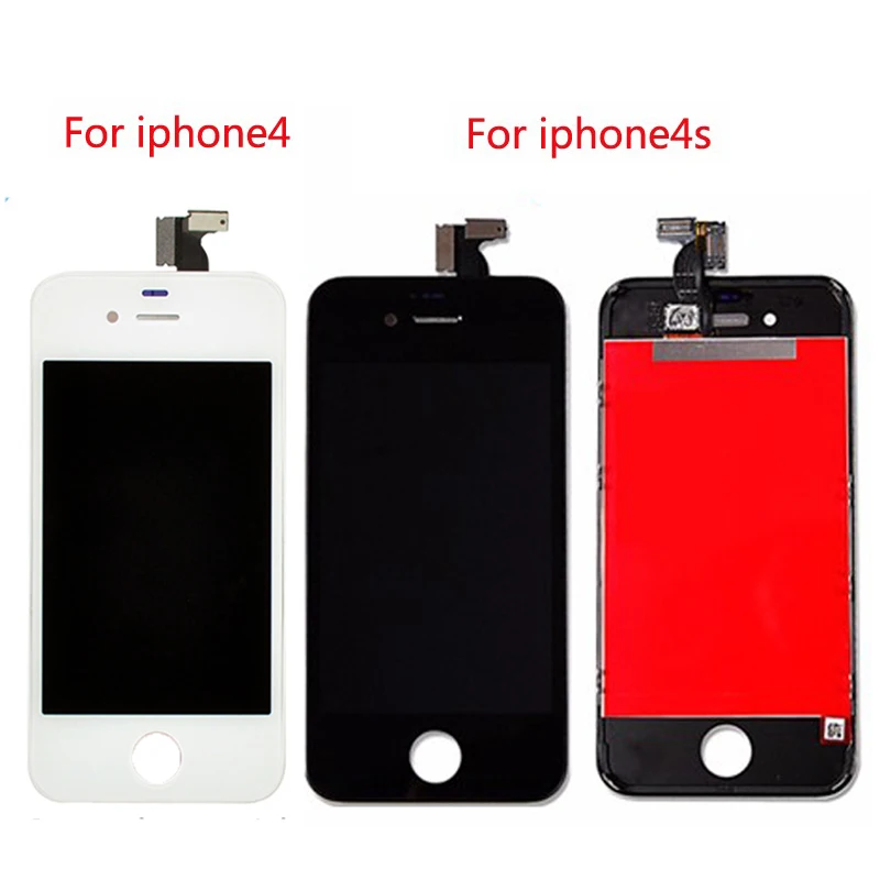 imágenes para Para iphone 4/4s nueva negro blanco pantalla lcd + pantalla táctil de 3.5 "panel de tacto del sensor de cristal digitalizador reemplazo asamblea imágenes para Para iphone 4/4s nueva negro blanco pantalla lcd + pantalla táctil de 3.5 "panel de tacto del sensor de cristal digitalizador reemplazo asamblea