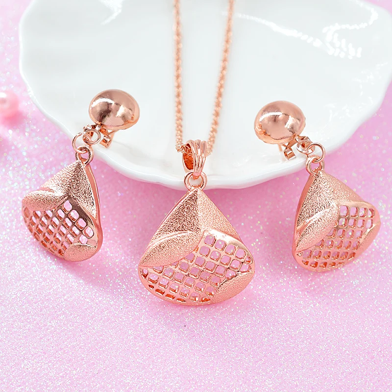 

ZEA Dear Jewelry Hot Selling Jewelry Sets For Women Earrings Necklace Pendant Water Drop Jewelry For Party Jewelry Gift Findings