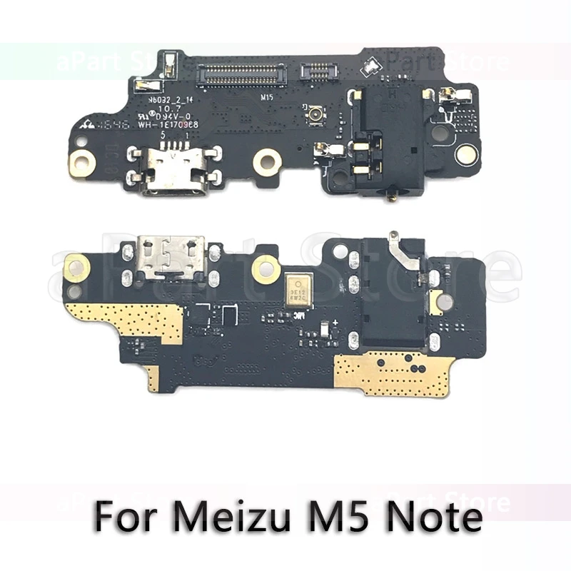 USB Charging Port Charger Dock Connector Flex Cable For Meizu M1 M2 M3 M3s M5 M5s M6 Note Mini U10 U20 Original Phone Parts - Цвет: M5 Note