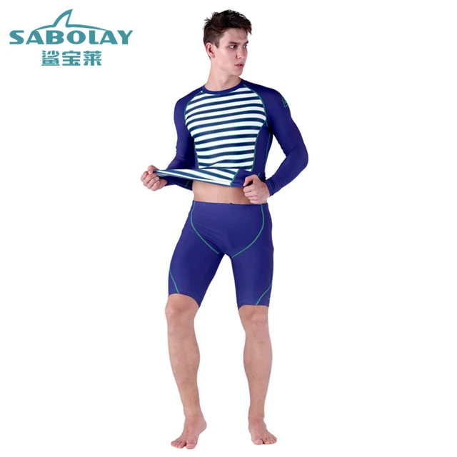 {Excellent|Wonderfull|Very Good|Very Recommended} Sportswear Swimswear Men Fitness Clothes for Men Hawaiian Shirt Boys Teenage Uv Protection Shirt Swim Shirt Shorts Diving Suit Limited Offers