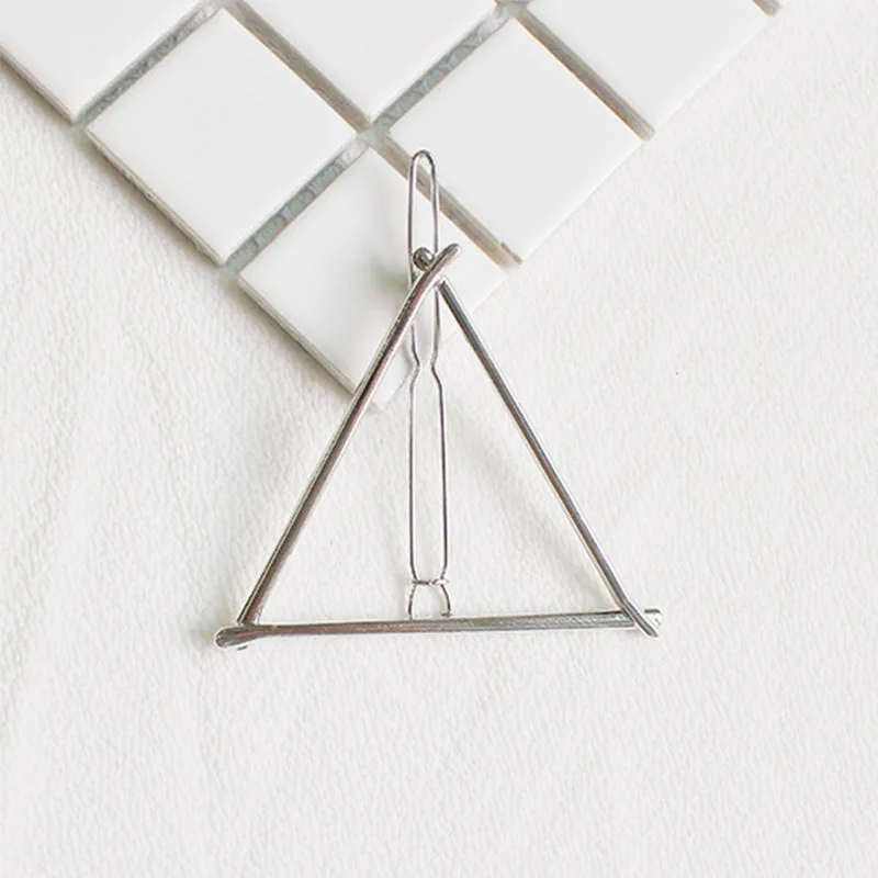 Metal Hair Clips Barrettes Cheveux Hairpins Holder Moon Triangle Circle Hair Pins for Girls Women Hair Styling Hairpin Stick Metal Hair Clips Barrettes Cheveux Hairpins Holder Moon Triangle Circle Hair Pins for Girls Women Hair Styling Hairpin Stick