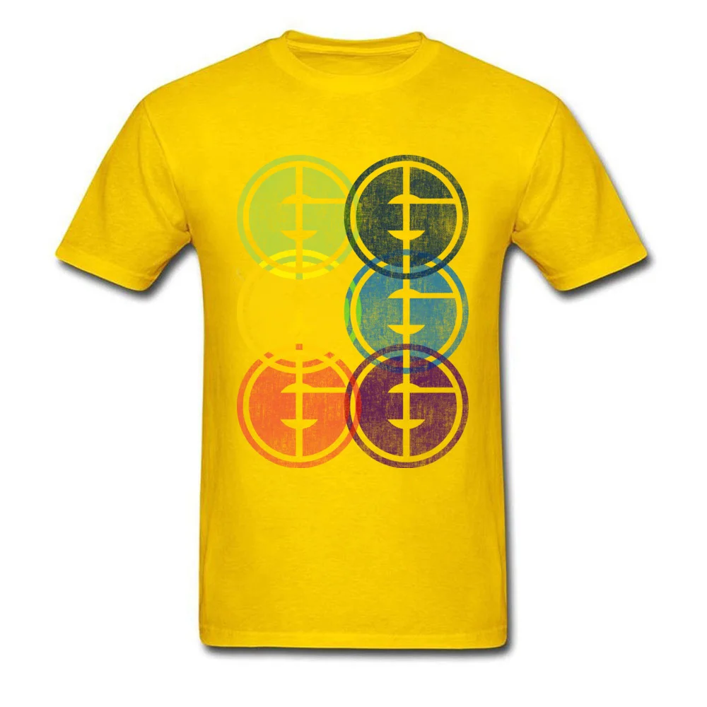 Man Fashion Europe Tops & Tees Round Neck Labor Day Pure Cotton Tshirts Casual Short Sleeve Color Motive Sweatshirts Color Motive yellow