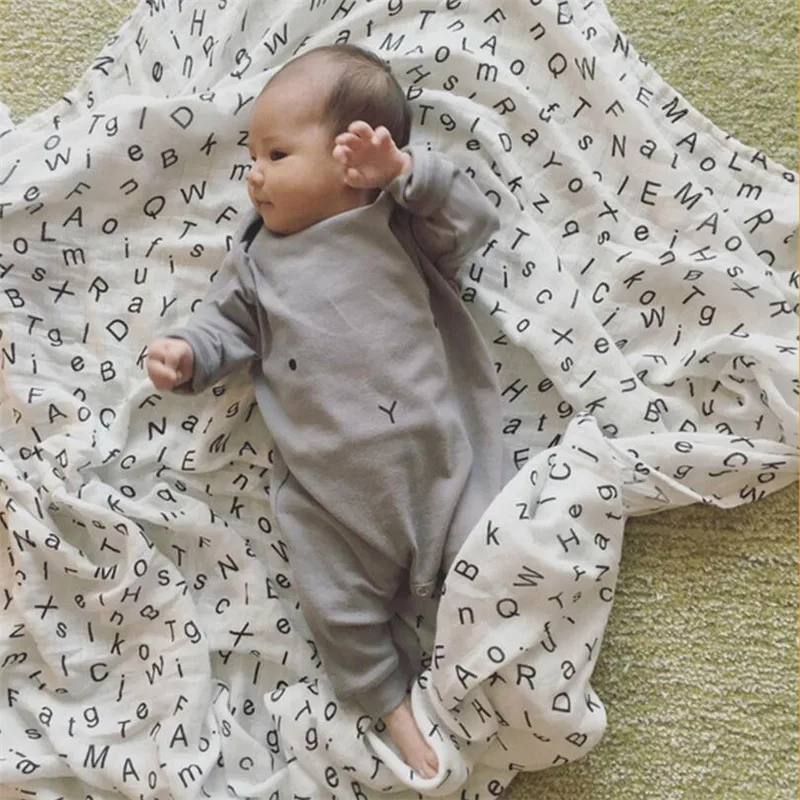 

Muslin Cotton Baby Swaddles Gauze Infant Wrap Sleepsack Stroller Cover Soft Newborn Baby Receiving Blankets Nursing Cover