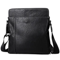 Kangourou-Sac à Bandoulière en Cuir pour Homme, Marque de Luxe, Business Décontracté, Sac à Main, Initié, Grande Capacité 1