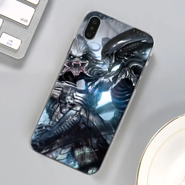 Alien vs Predator Phone Case for Apple iPhone X XR 7 8 Plus 6 6s Plus XS MAX SE 11 Pro Max Phone Case Coque - Цвет: 08