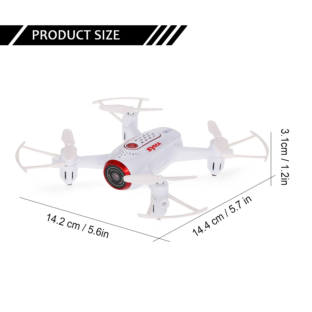 Syma X22W Wi-Fi FPV 0.3MP Camera Drone Selfie Mini Drone 2.4G 4CH 6-Axis Aircraft Altitude Hold RC Quadcopter RTF Dron (7)
