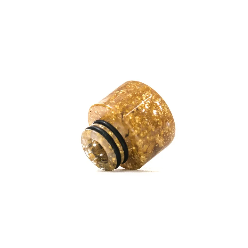 Quartz Banger 1 шт. капельный наконечник 510 золотисто серебристый полимер для RDA RTA Tank