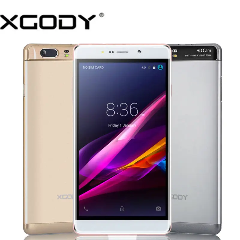 XGODY Y13 Smartphone 6 Inch Android 5 1 Quad Core 1GB RAM 16GB ROM 3G Dual