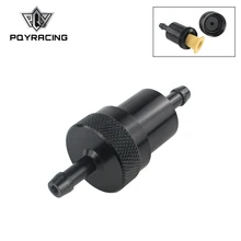 PQY yüksek kaliteli kütük alüminyum Anodize siyah yakit filtresi 1/4