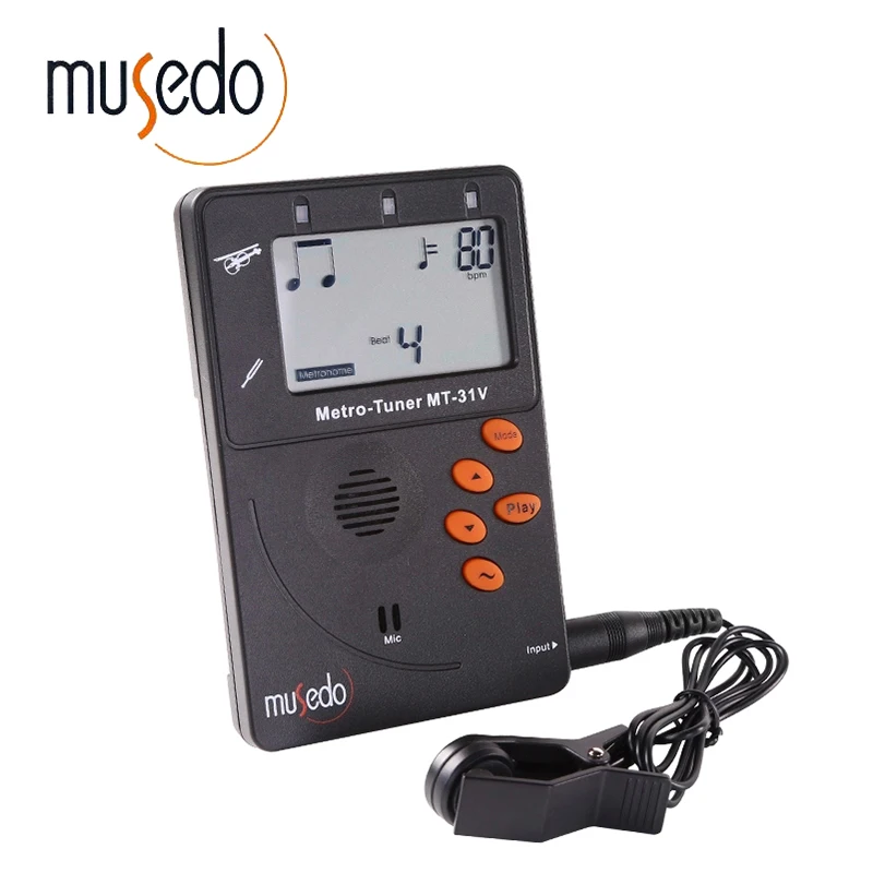 

Musedo MT-31V Violin Metro-Tuner Metronome Tone Generator 3 in 1 Special For Violin Use Digital LCD Violin Tuner With Pickup