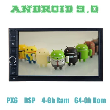 

Android 9.0 double 2 din universal Car GPS Radio Multimedia player PX6 DSP 4+64GB Auto Stereo for nissan