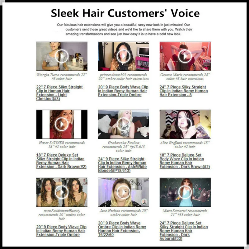 Sally Beauty 15 18 20 7pcs 70g Straight Clip In Human Hair All
