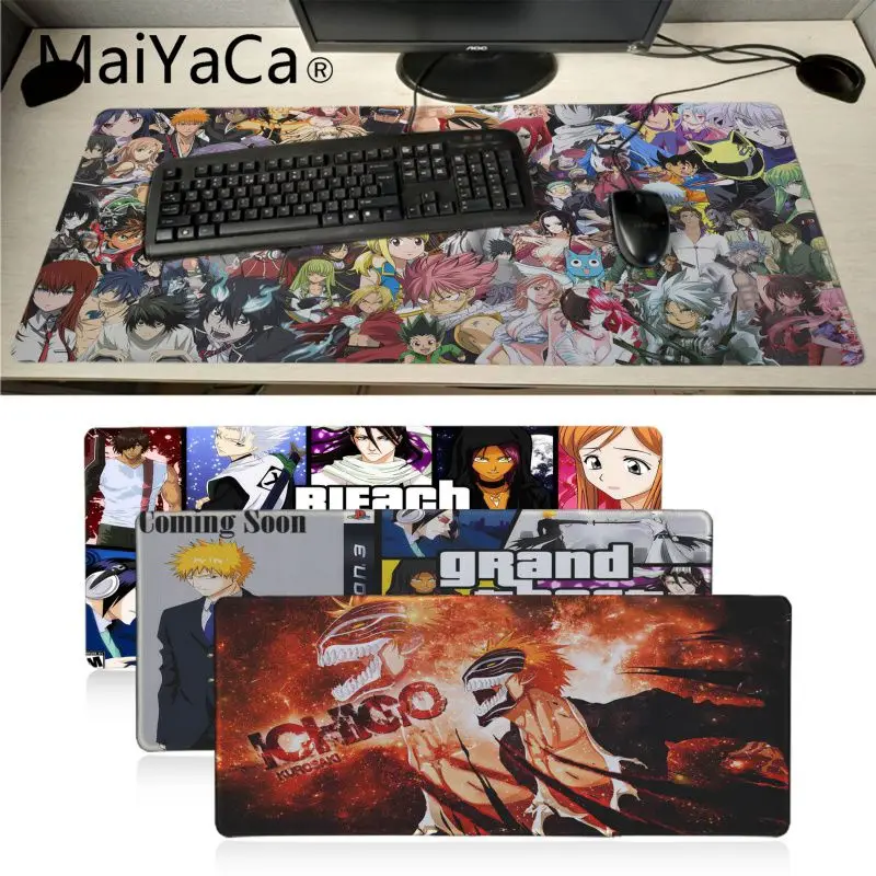 

Maiyaca New Design Bleach mouse pad gamer play mats Locking Edge gaming Mousepad Mat Keyboard Mat Table Pad