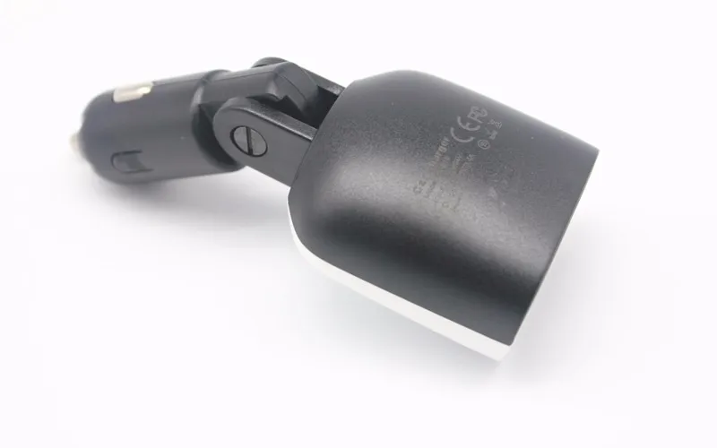 Автомобильный Зарядное устройство с двумя портами USB 5В адаптер 2.4A+ 1A СВЕТОДИОДНЫЙ монитор Дисплей планшет автомобильный-Зарядное устройство для gps навигации