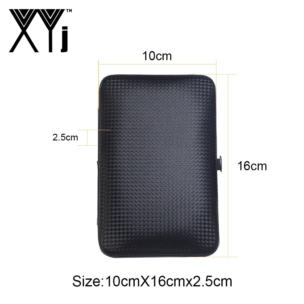 Günstige XYj Edelstahl Nagel Clipper Kit 14 teile satz Nail art Werkzeug Sets Maniküre Set Nagel Pflege Werkzeuge Pediküre Pflege Kit mit Fall