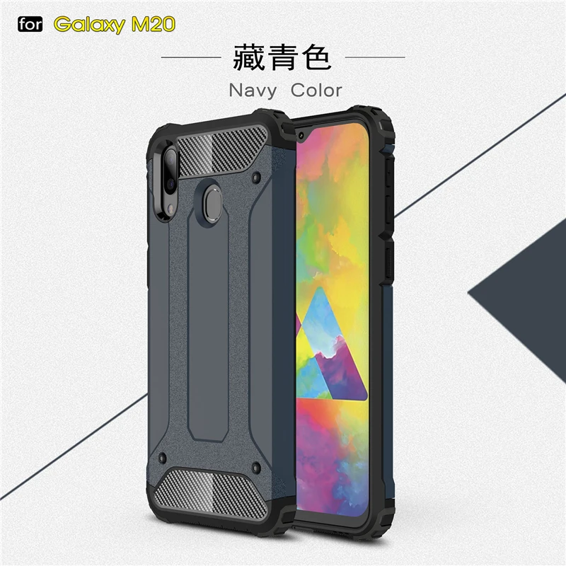 

For Samsung Galaxy M20 Case Shockproof Armor Rubber Phone Case For Samsung Galaxy M20 Back Cover For Galaxy M20 Fundas Coque
