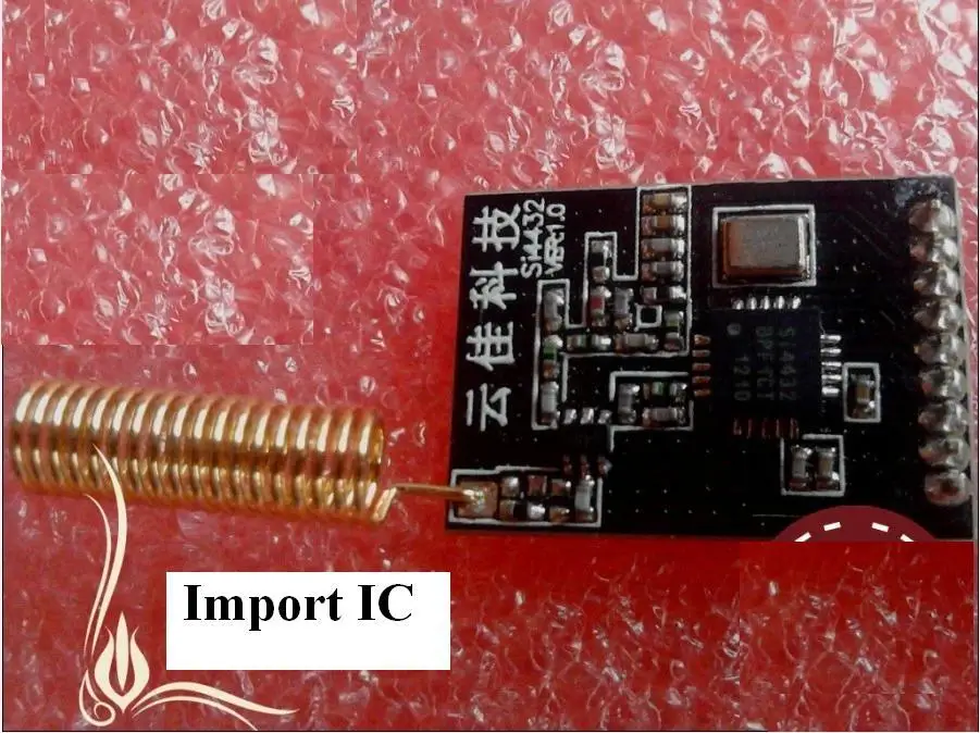 

SI4432 Wireless Module / 470MHz / power remote modules / CC1101 / custom modules can be connected
