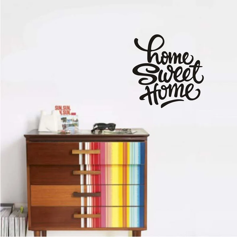 Quote Stickers Sweet Home Generation Wall Paste AF  Decorations Living Room for Kids
