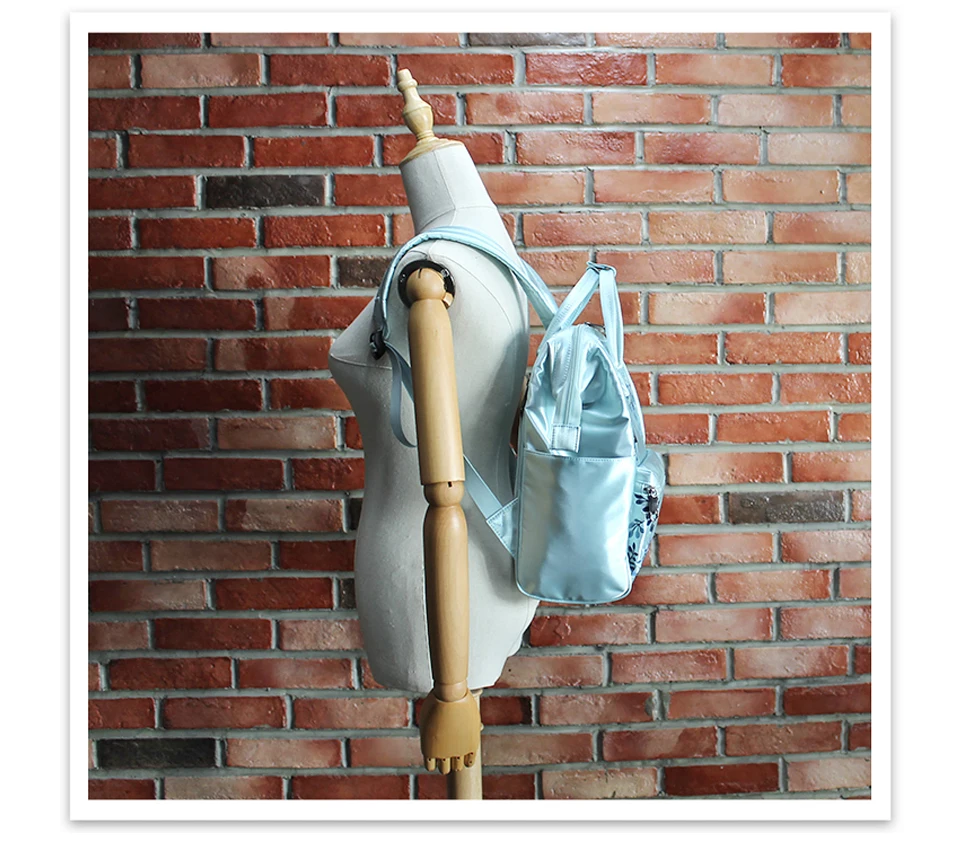 para meninas adolescentes bordado náilon mochila feminina skybagpack para mulher 2019