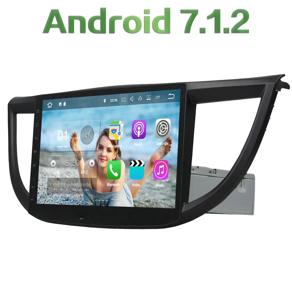 2GB RAM 1 din Android 7 1 2 Quad core 10 1 GPS Navigation Car Radio