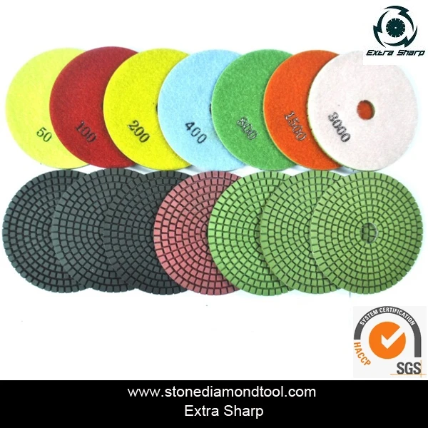 Resin Bond Diamond Flexible Polishing Pads for ceramic/tileflexible