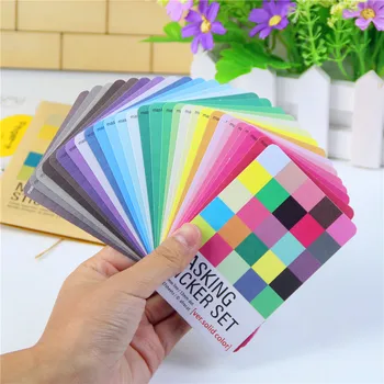 

Hot Sales 27 Pcs Basic Scrapbooking Masking Tape Craft Stickers Pack Decorative Labelling Art Adhesives Office Supplies 1010