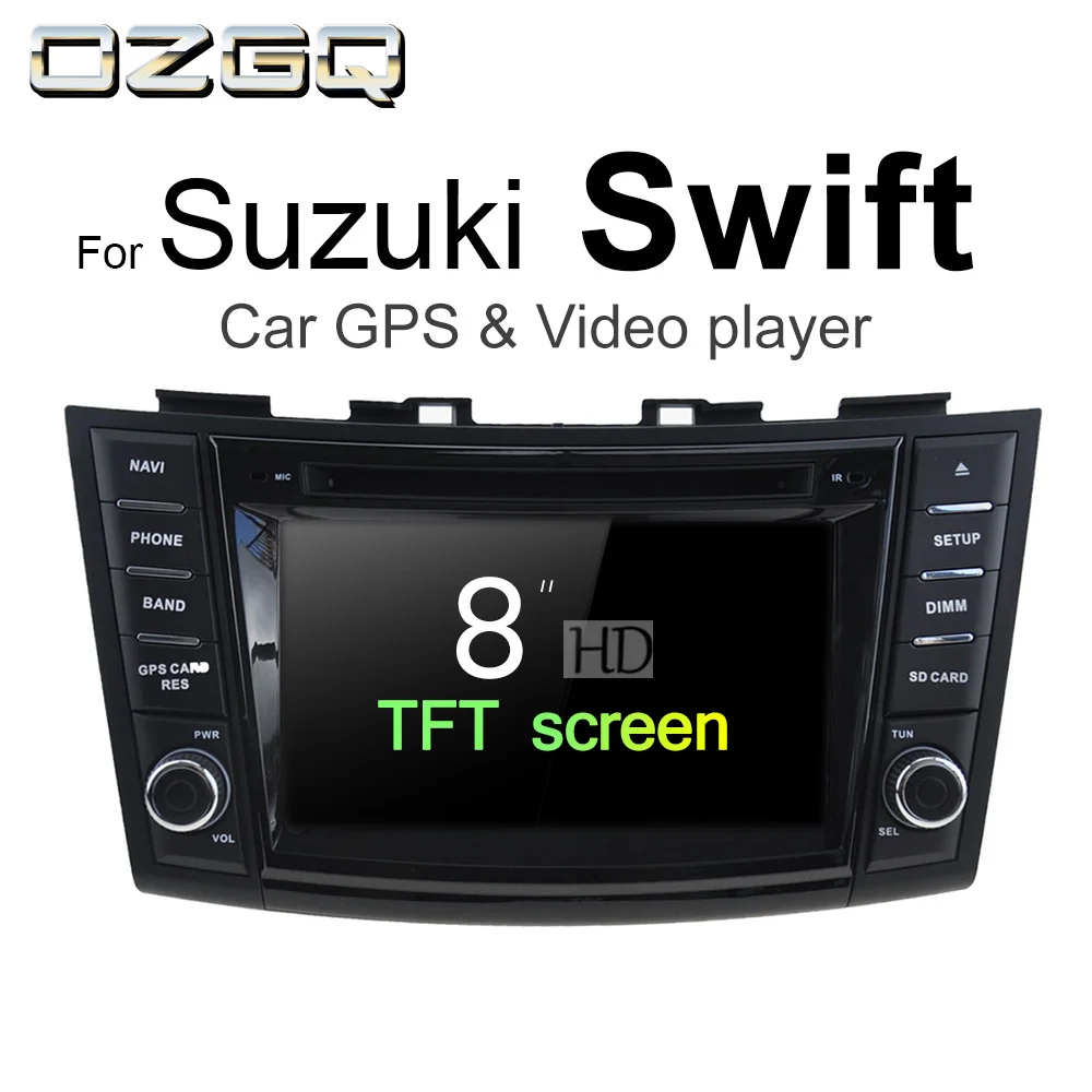 

OZGQ Android 7.1 Car DVD Player For Suzuki Swift / Swift Sport 2012-2018 Auto GPS Navigation BT Radio TV Audio Video Stereo