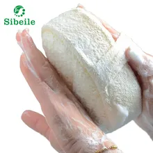 SBLE душевая мочалка-губка для спины Spa Scrubber натуральная Ванна отшелушивающая мочалка перчатка губка мягкая Массажная щетка для душа