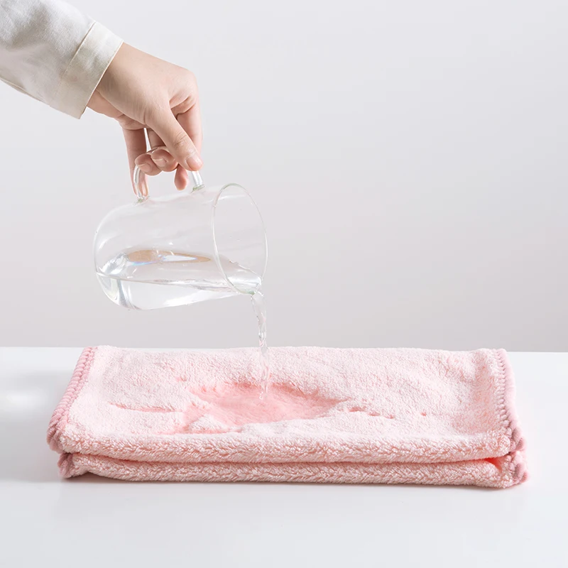 SINSNAN уплотненное мягкое микрофибровое Коралловое бархатное сухое полотенце для волос для женщин, суперабсорбирующее взрослое многоцелевое полотенце для ванной комнаты s