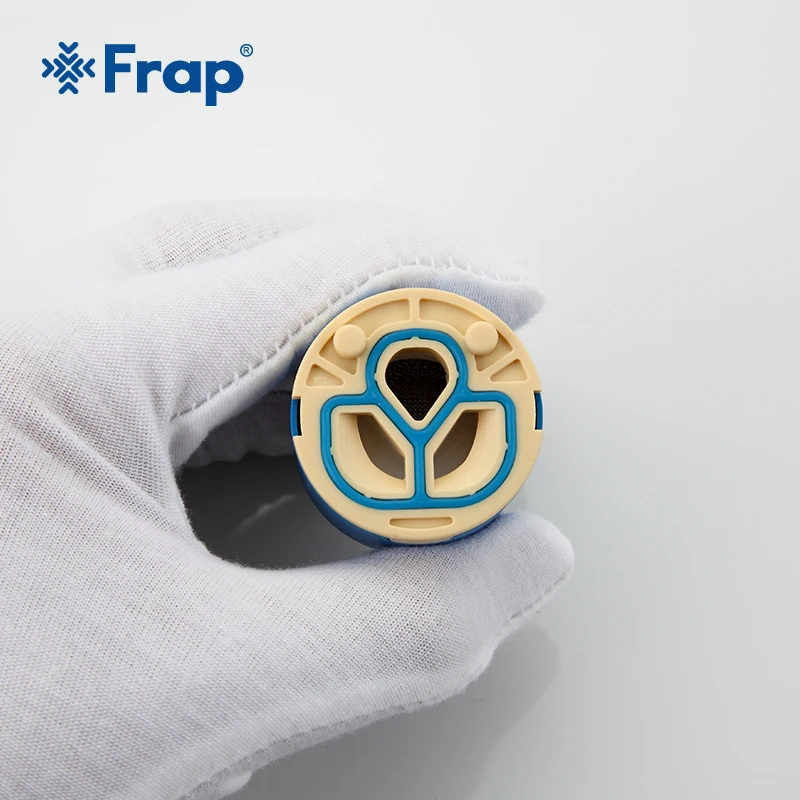 Frap 35mm Ceramic Cartridge Faucet Cartridge Mixer Torque Spindle Free Rotation Flat Base Faucet Accessories F51