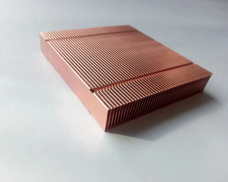 Плавники охлаждающие из чистой меди 68*75*12 мм|fin heatsink|cooling finscopper cooling |