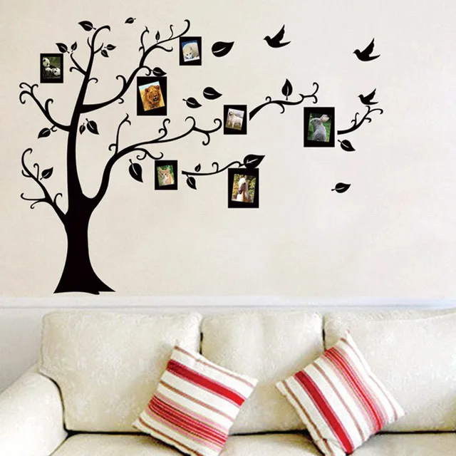 2015 Hot Sale 80 100cm Room Posters Cool Home Decor Diy Photo Tree Wall Sticker 2015 Hot Sale 80 100cm Room Posters Cool Home Decor Diy Photo Tree Wall Sticker
