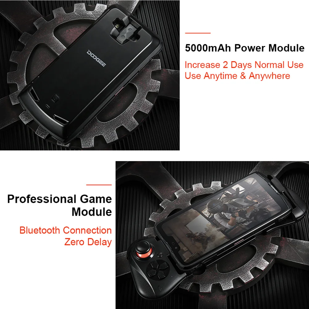 DOOGEE S90 4G Mobile Phone Octa core NFC 6.18inch 16MP Camera 6GB 128GB Android 8.1 MT6671 5050mAh 4G Smartphone