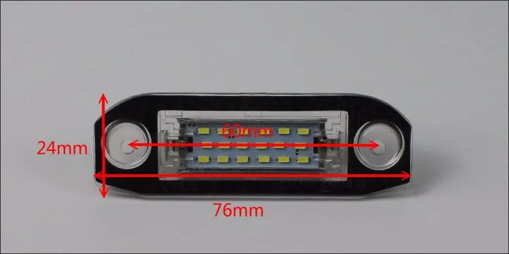 Us 2126 35 Di Scontoliandlee Per Volvo V50 2004 2015led Auto Luce Targanumero Di Telaio Della Lampadadi Alta Qualità Luci A Led In Lampada Di
