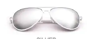 dazzle цвет модный тренд Детские поляризованные солнцезащитные очки Декоративный металл солнцезащитные очки - Цвет линз: silver