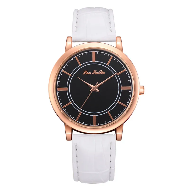Fashion Women's Watches Simple watch luxury dress ladies Leather bands Analog Quartz Wrist Watch clock Montre femme Y12 (1)