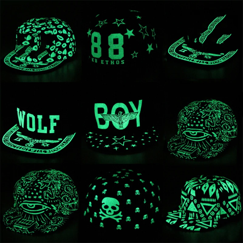 

Adjustable Graffiti Baseball Cap Hip Hop Fluorescent Snapback Caps Men Casquette Women Boy Hat Girl Snap Back